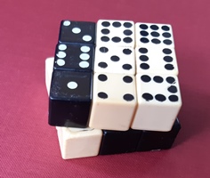 2x3x3 kubus met dobbelsteenvlakken